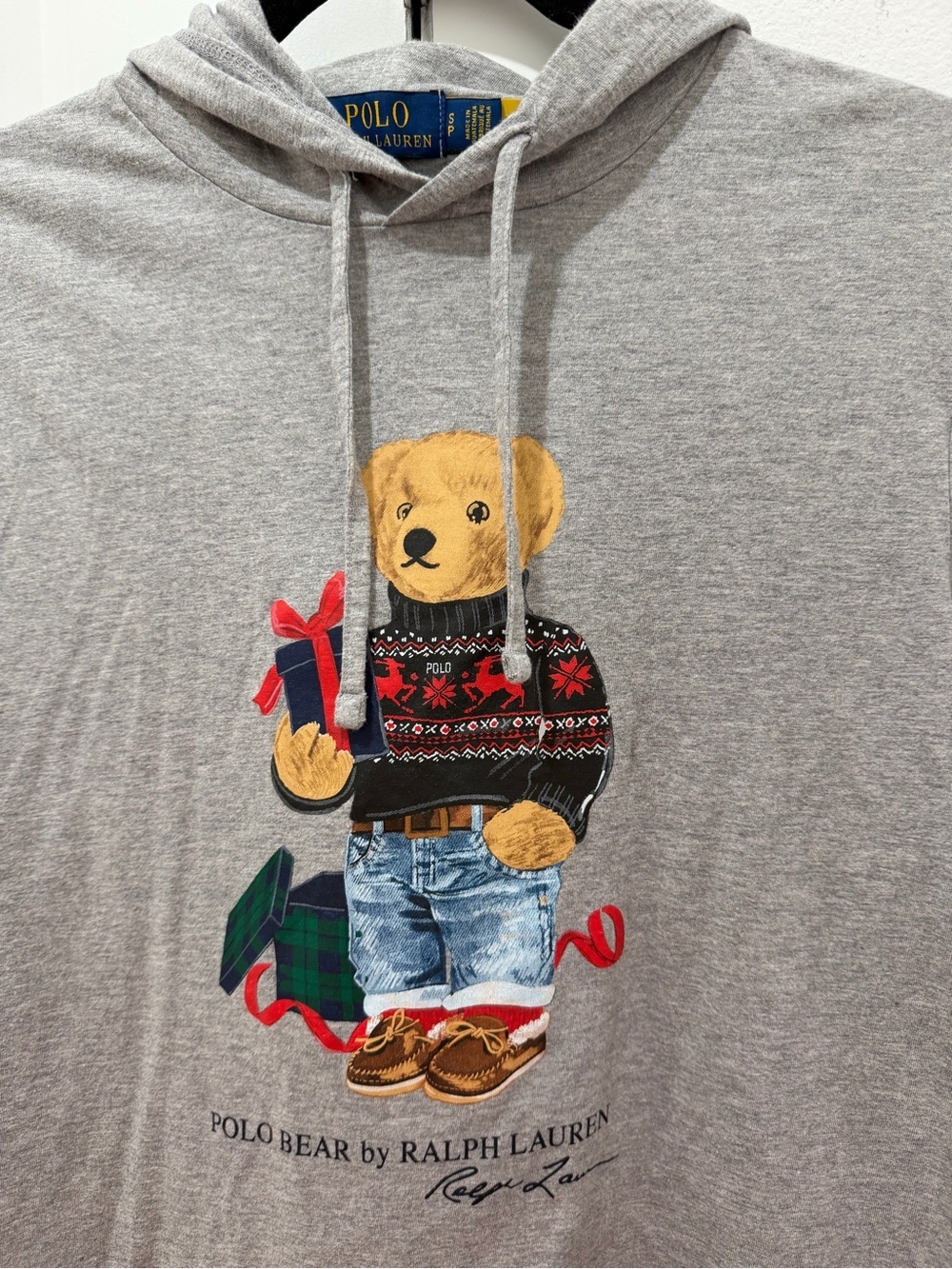Ralph Lauren Polo Bear Jersey Hooded T-Shirt - Picture 5 of 7